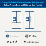 GE MWF genuine white refrigerator water filter, NSF 42 and 53 certified, compatible with French door and side-by-side models - view 6