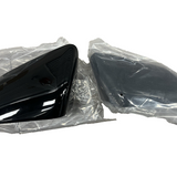 Pair of gloss black ABS plastic rear view mirror shell cover caps for 2015-2023 Ford Mustang by Jimen - view 8
