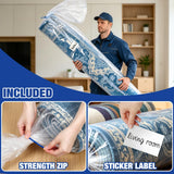 Meersburg 5x7 Ft Waterproof Rug Storage Bag – 4 Mil Heavy-Duty PE — view 7 of 8
