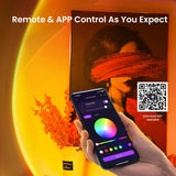 Tsrarey Sunset Projection Lamp – 21-Color RGB 180° Rotation App Control — view 3 of 8