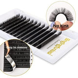 Bingling easy fan DD curl eyelash extensions tray 0.07mm 8mm black silk volume lashes cruelty free - view 3