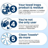 Clean Skin Club Clean Towels XL 50ct Disposable Bamboo Face Towels — view 6 of 8