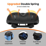 FitHeart Joy Wide Memory Foam Bike Seat Cushion - Dual Shock Absorbing — view 7 of 8