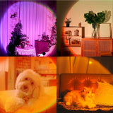 Tsrarey Sunset Projection Lamp – 21-Color RGB 180° Rotation App Control — view 6 of 8
