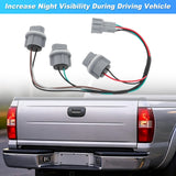INFINAUTO Tail Light Wiring Harness Pigtail Connector - Nissan Frontier 1998-2002 — view 7 of 8