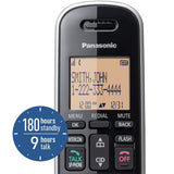 Panasonic KX-TGB810S black compact cordless phone with base charger and illuminated keypad DECT 6.0 - view 6