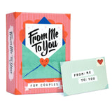 DSS Games From Me To You Couples Card Game – 100 Prompt Cards & Keepsake Box — view 1 of 7