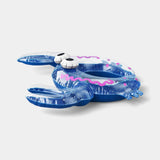 Sun Squad Split Ring Crab Glitter Pool Float – Red Tube, 66 Lb Capacity — view 3 of 5