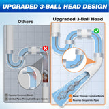 Drainsoon 33Ft Auto Feed Drain Auger Snake – Manual & Drill Powered — view 6 of 8
