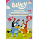 Bluey Valentine's Day Cards Set – 16 Cards, Fuzzy Stickers & 48 Heart Seals