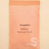 Shapermint dual-sided reusable makeup remover cloth laid flat showing textured exfoliating and smooth removal sides - view 2