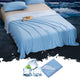 QUILTINA Queen Cooling Blanket – Double-Sided Arc-Chill Fiber 79x86 In