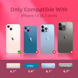 K Tomoto hot pink liquid silicone shockproof case for iPhone 13 with raised bezels and microfiber lining interior - view 2