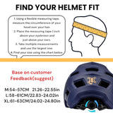 BATFOX LA303 blue mountain bike helmet size large with visor and 18 ventilation holes, polycarbonate shell - view 6