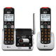 AT&T BL102-2 DECT 6.0 Cordless Phone 2 Handset with Call Blocker & Answering Machine