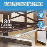 18" Swivel Head Hardwood Floor Broom – 54" Handle, Horsehair-Style Bristles — view 4 of 6