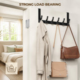 Optish 12-Hook Over-the-Door Rack – No Drill Matte Black Organizer — view 3 of 7