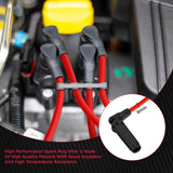 BDFHYK iridium spark plug and silicone wire set 41-962 9748RR for 5.3L 6.2L V8 Chevy GMC Buick Cadillac engines - view 3