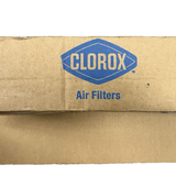 Clorox 4-pack MERV 11 pleated air filters size 16x25x1 in white beverage board frames for furnace and AC - view 8