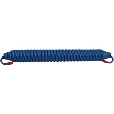 Blue painted steel hood control spring 15 inches long, ASTAMOTOR part 13-04638 for Peterbilt 357 377 379 trucks
