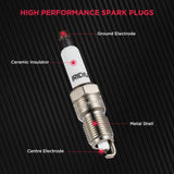BDFHYK spark plug and ignition wire set with iridium plugs and silicone wires for GM V8 engines - view 5