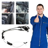 Used Toyota Sienna right passenger sliding door wiring harness assembly 85015-08010, black plastic and metal connectors - view 2