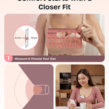 Nuliie silicone breast pump flange inserts 10-piece sizing kit in five sizes 13 to 21mm for 24mm shields - view 3