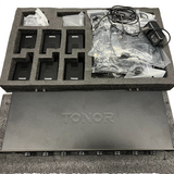 Tonor TW388 black UHF wireless microphone system with headset, lavalier mic, bodypack transmitters, and metal receiver unit - view 7