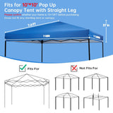 GOTRUTH 10x10 Waterproof Canopy Replacement Top – 300D UPF 50+ Blue — view 2 of 7