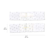 Amazon Basics white disposable male dog diaper wraps small size 30 count pack with wetness indicator on white background - view 5
