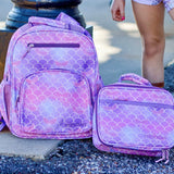 mibasies Kids Mermaid Tail Insulated Lunch Box Bag for School Girls — view 8 of 8