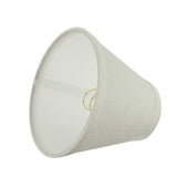 Set of 5 Aspen Creative pearl linen empire clip-on lamp shades for chandeliers and wall sconces, model 32119-5 - view 5