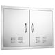 VEVOR 30x21in Stainless Steel BBQ Access Door – Flush Mount Double Door