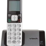 VTech CS6719-2 silver cordless phone system with 2 handsets and charging bases, Caller ID cordless phone - view 3