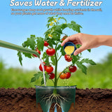 WADEO 7-Inch Deep Root Watering Grow Rings – 12-Pack for Veggies & Flowers — view 3 of 8