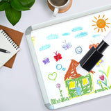 Set of 24 RYHBETH magnetic fine point dry erase markers in assorted colors displayed on a whiteboard - view 4