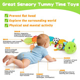Topsochir Musical Caterpillar Sensory Toy – Crinkle Rattle Plush for Newborns — view 3 of 7