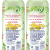 Two bottles of Suave Kids almond honey shampoo and detangling conditioner, each 16.5 oz, for curly hair - view 2