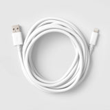Dealworthy 10ft USB-C to Lightning Cable 3-Pack MFi Certified White — view 2 of 3