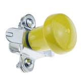 DVPARTS yellow vinyl tractor steering wheel spinner knob with ball bearing, part number WSV123Y, on white background - view 5