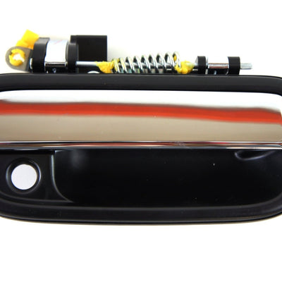 Genuine Toyota OEM exterior front door handle passenger side right black powder-coated alloy steel part 69210-35030