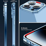 Slim blue Kakalux iPhone 13 Pro Max MagSafe case with military-grade drop protection and raised camera bump edge - view 7
