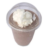 Boardwalk clear PET dome lids with straw slot for 9-10 oz cold cups shown in bulk 1000-count carton - view 4