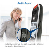 AT&T BL102-2 DECT 6.0 cordless phone system with 2 silver handsets, base unit, and chargers, open box - view 4