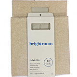 Brightroom 13x13 Tan Linen Fabric Storage Cube Bin Organizer — view 1 of 4