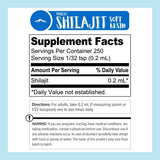 Glass jar of Pure Himalayan Shilajit soft resin 15g with measuring spoon, showing dark brown fulvic acid mineral supplement - view 5