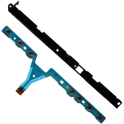 Deal4GO black conductive button membrane and support bracket replacement part for Sony PSP 3000 series consoles