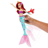 Mattel Disney Princess Ariel Swimming Mermaid Doll with Sebastian & Dolphin — view 3 of 7