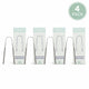 Huppy Stainless Steel Tongue Scraper 4-Pack – BPA-Free & Eco-Friendly