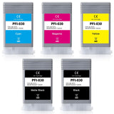 Meagiis PFI-030 5-Pack Pigment Ink Cartridges for Canon imagePROGRAF TA-20 TA-30 – Open Box — view 1 of 8